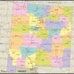New Mexico Counties Map And Travel Information | Download Free New For New Mexico State Map Pdf
