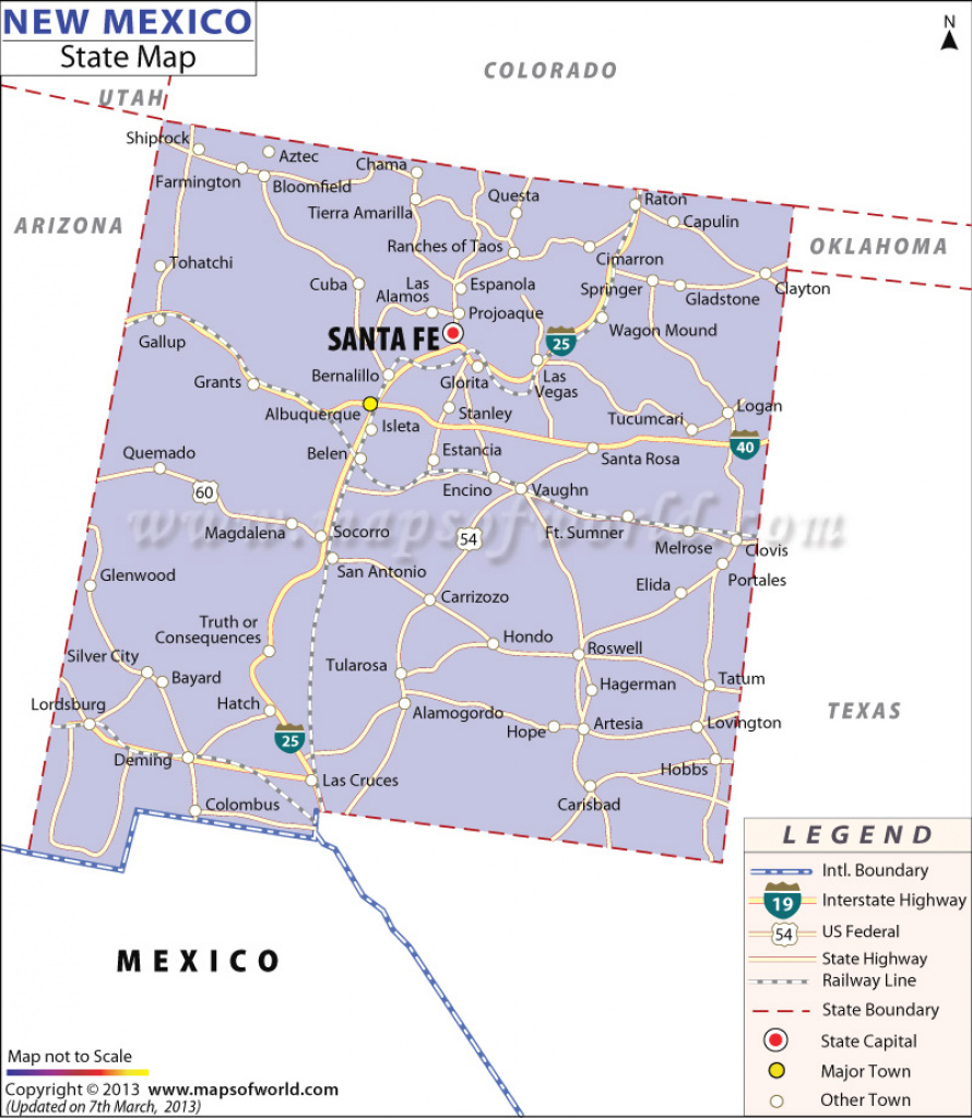 New Mexico State Map for New Mexico State Map Images