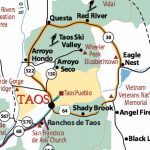 New Mexico's Enchanted Circle Scenic Byway And Communities Throughout New Mexico State Map Pdf