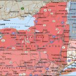 New York County Maps Cities Towns Full Color With Regard To New York State Map With Cities And Towns