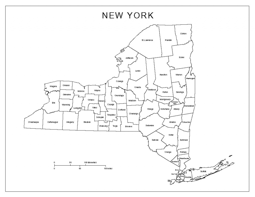 New York Map - Online Maps Of New York State intended for Printable Map Of New York State