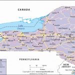 New York Road Map, Ny Highway Map Throughout New York State Map Image