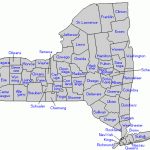 New York State Counties: Genealogy: New York State Library For New York State Map With Cities And Towns