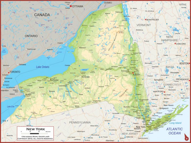 New York State Map Image
