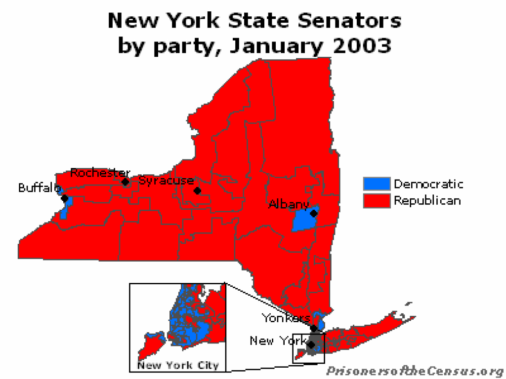 New York State Senators,party | Prison Policy Initiative regarding New York State Senate Map