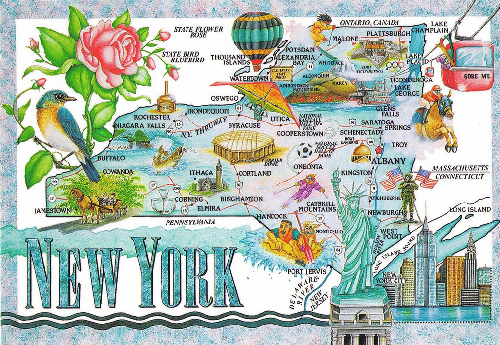 New York State Tourism Map | Rasheedfr | Flickr intended for New York State Tourism Map