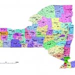 New York Within New York State Zip Code Map