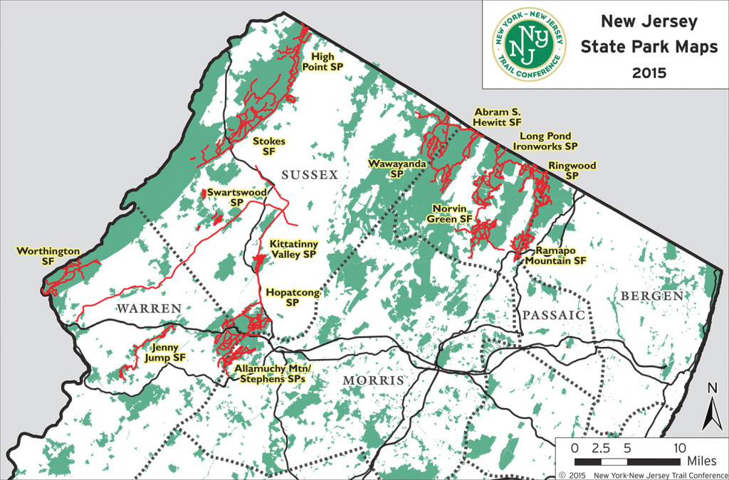 Nj State Park Maps | Trail Conference throughout Nj State Parks Map