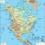 North America Map | Map Of North America Throughout United States And Canada Physical Map