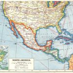 North America. Southern United States & Mexico Inset Vegetation 1920 Within Mexico And The United States Map