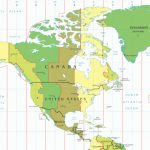 North America Time Zones Map In Map Of Time Zones In United States