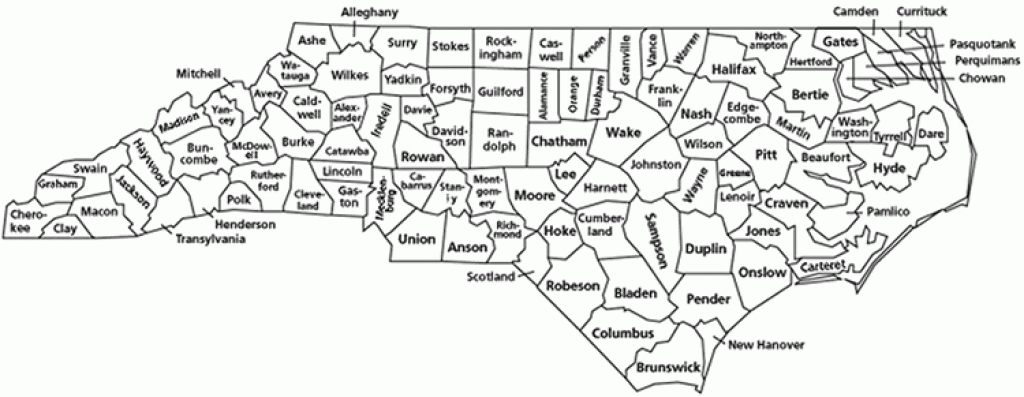 North Carolina Maps: Browselocation within Nc State Map With Counties