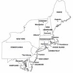 Northeast Region Regarding Northeast Region States And Capitals Map