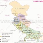 Northern India Map Throughout Northern States Map