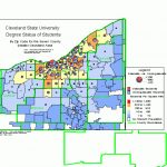 Northern Ohio Data And Information Service | Cleveland State University Regarding Cleveland State Map