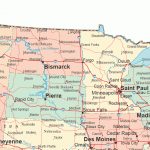 Northern Plains States Road Map For Map Of Northern United States