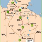 Northern Territory Road Map Pertaining To Road Map Of Northern States