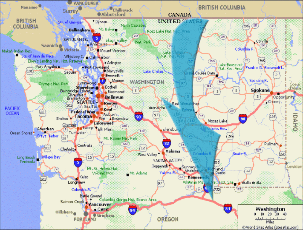 Northwest Prophetic: Flood From Canada throughout Washington State Flood Map