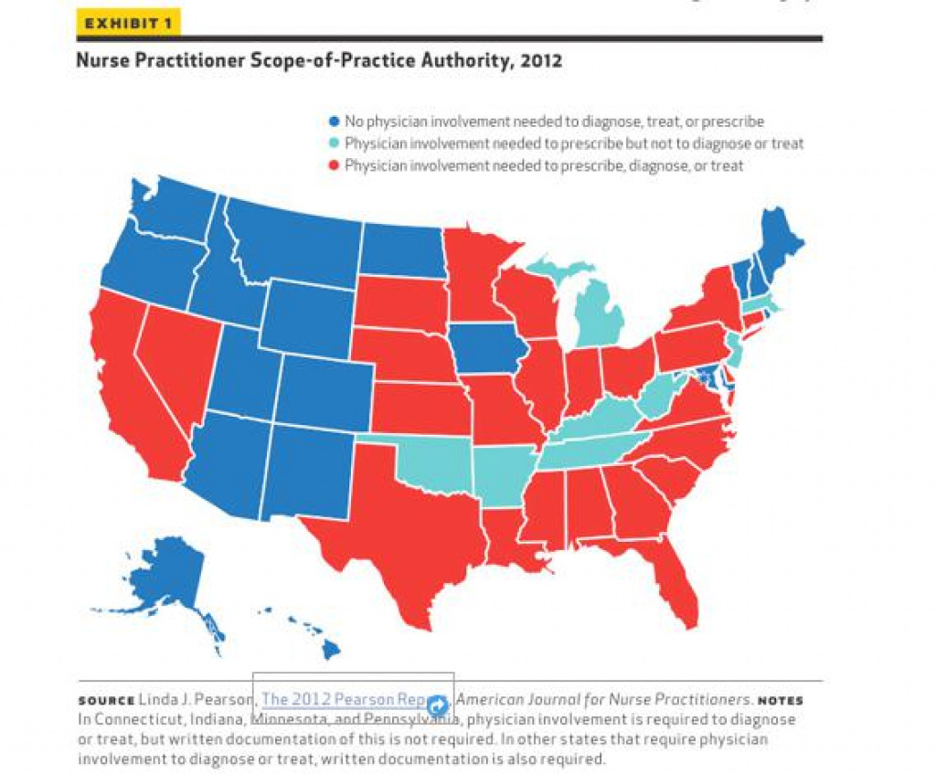 Nurse Practitioners: The Easiest Way To Expand Access To Health Care pertaining to Nurse Practitioner Prescriptive Authority By State Map