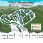 Oak Mountain Ski Center Ski Trail Map   Speculator New York United Within Oak Mountain State Park Trail Map