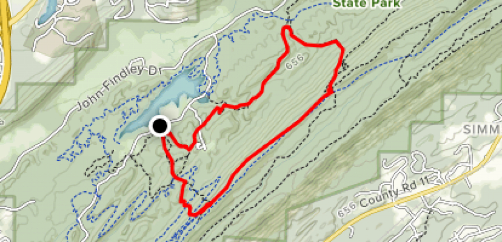 Oak Mountain Top Loop - Alabama | Alltrails inside Oak Mountain State Park Trail Map