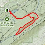 Oak Mountain Tranquility Lake And White Trail Loop   Alabama | Alltrails Throughout Oak Mountain State Park Trail Map