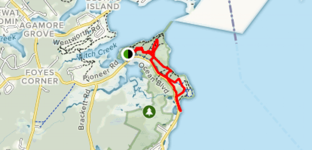 Odiorne Point Loop Trail - New Hampshire | Alltrails with regard to Odiorne State Park Trail Map