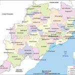 Odisha District Map, District Map Of Orissa For State Map Com