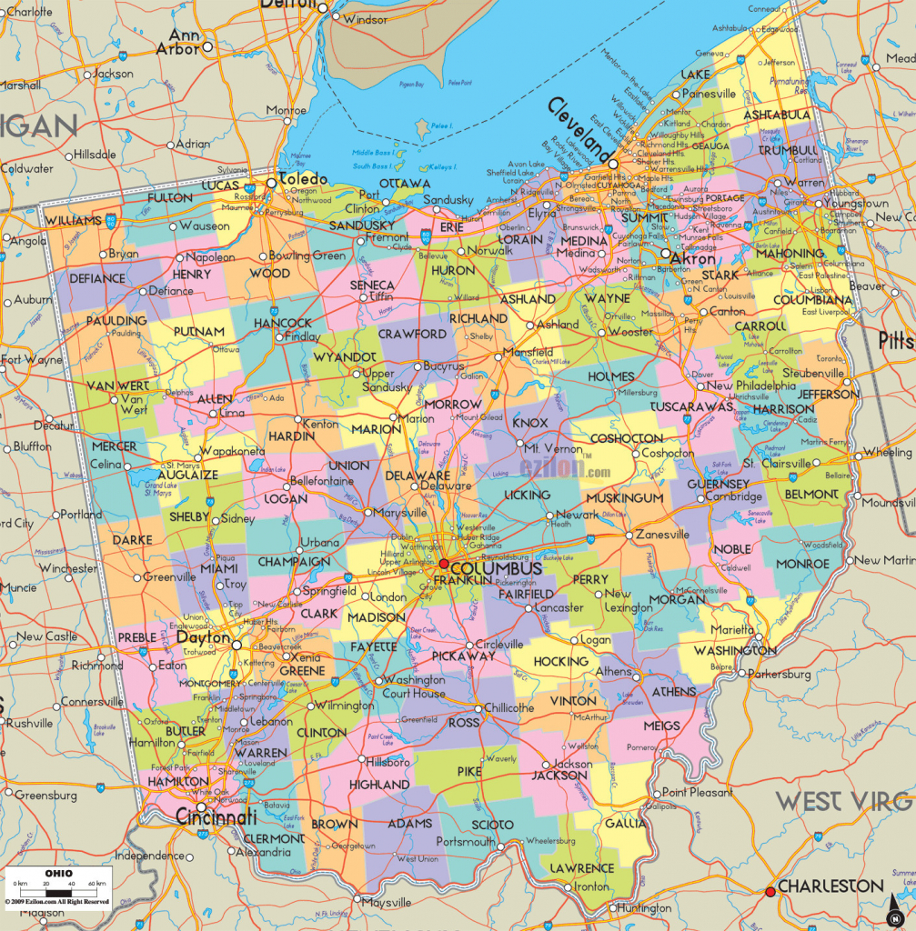 Ohio State Map With Counties Map City Map – Page 97 – Tele M intended for State Of Ohio Map Showing Counties