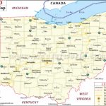 Ohio State Map With Regard To Map Of Ohio And Surrounding States