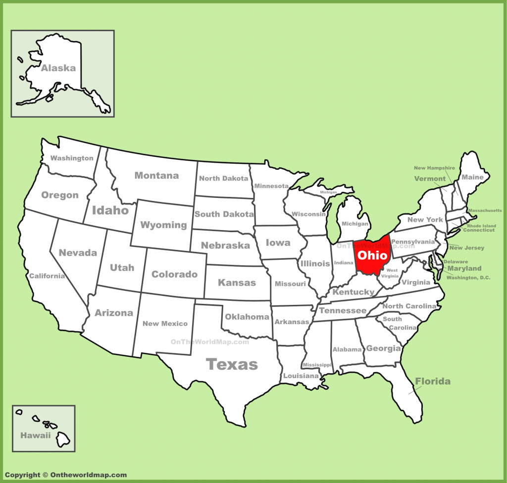 Ohio State Maps | Usa | Maps Of Ohio (Oh) intended for Ohio State Map
