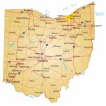 Ohio State Road Map Glossy Poster Picture Photo Print Highway City With Regard To Ohio State Road Map