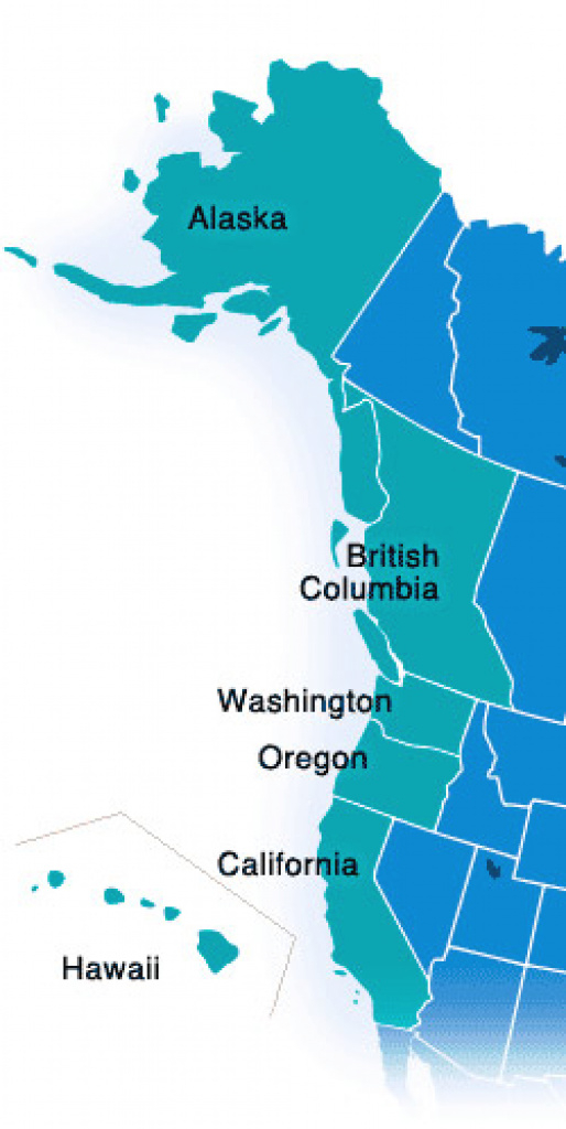 Oil Spill Task Force | The Pacific States – British Columbia regarding Pacific States Map