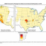 Oklahoma Has Highest Potential For Earthquakes, New Usgs Earthquake Pertaining To Usgs Earthquake Map Washington State