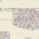 Oklahoma Zip Code Map, Oklahoma Postal Code For Usps Zip Code Map By State