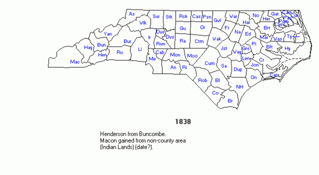 Old Historical City, County And State Maps Of North Carolina intended for Nc State Map With Counties