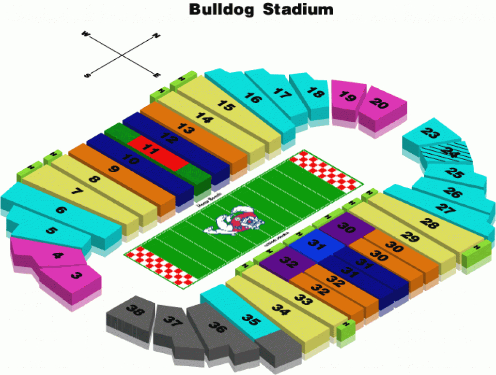 Online Ticket Office | Seating Charts throughout Fresno State Stadium Map