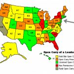 Open Carry | Opencarry In States That Allow Open Carry Map