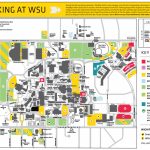 Open House Visitor Information Throughout Wichita State Parking Map