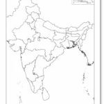 Outline Map Of India With Provincial/state Boundaries Pertaining To India Blank Map With States Pdf