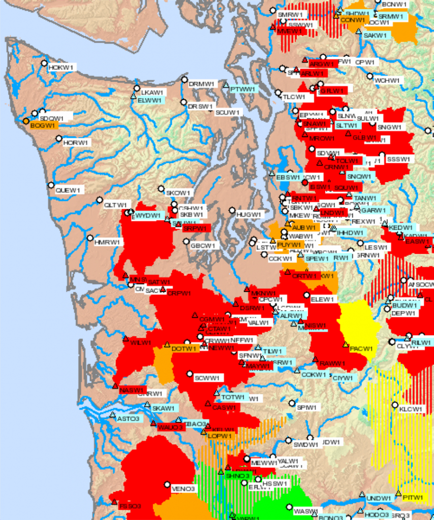 Owsc: January 2009 Flooding with regard to Washington State Flood Map