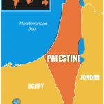 Palestinian Maps Omitting Israel With Palestine Two State Solution Map