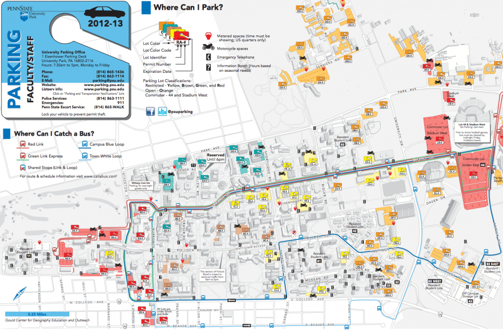 Part Iv: Map Purpose And Audience inside Penn State Parking Map
