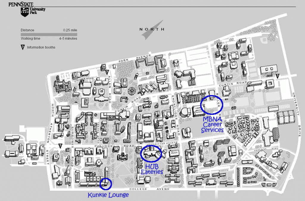 Penn State Campus Map with regard to Penn State Building Map
