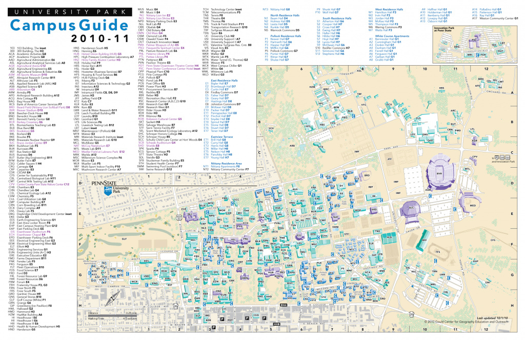 Penn State University Park Campus Maps - Download The Maps In Pdf inside Penn State Parking Map