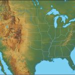 Physical Map Of The United States Of America Throughout Geographic United States Map