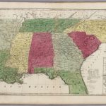 Physical & Political Map Of The Southern Division Of The United Within Physical Map Of The Southeast United States