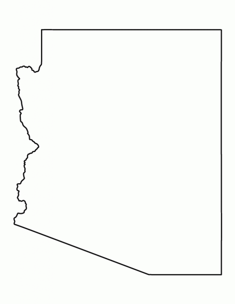 Pinmuse Printables On Printable Patterns At Patternuniverse intended for Arizona State Map Outline