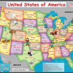 Placemutts® Usa Placemat Map For Kids « Jimapco Throughout United States Map For Kids