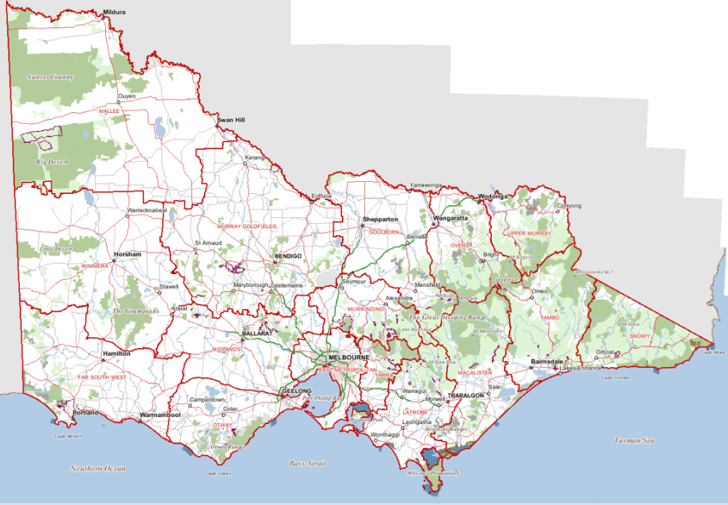 Places To Visit within Free Wombat State Forest Map